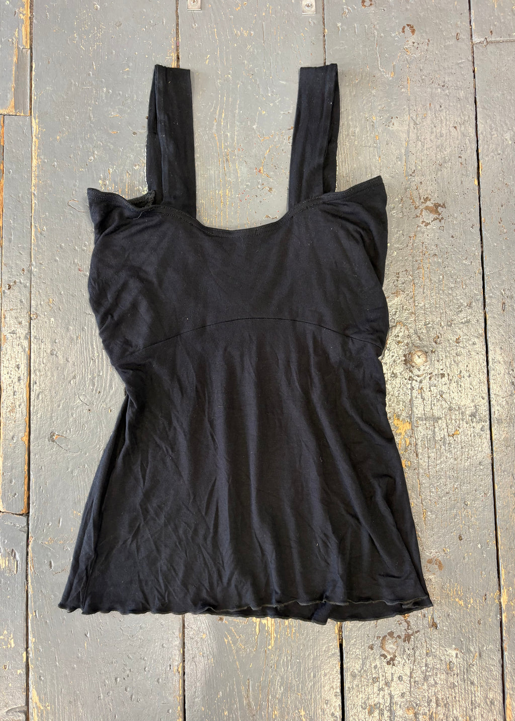 Black Sequined Tank Top