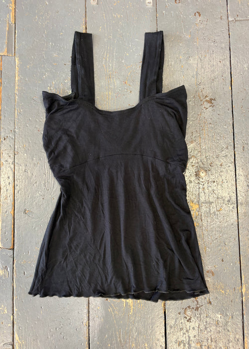 Black Sequined Tank Top