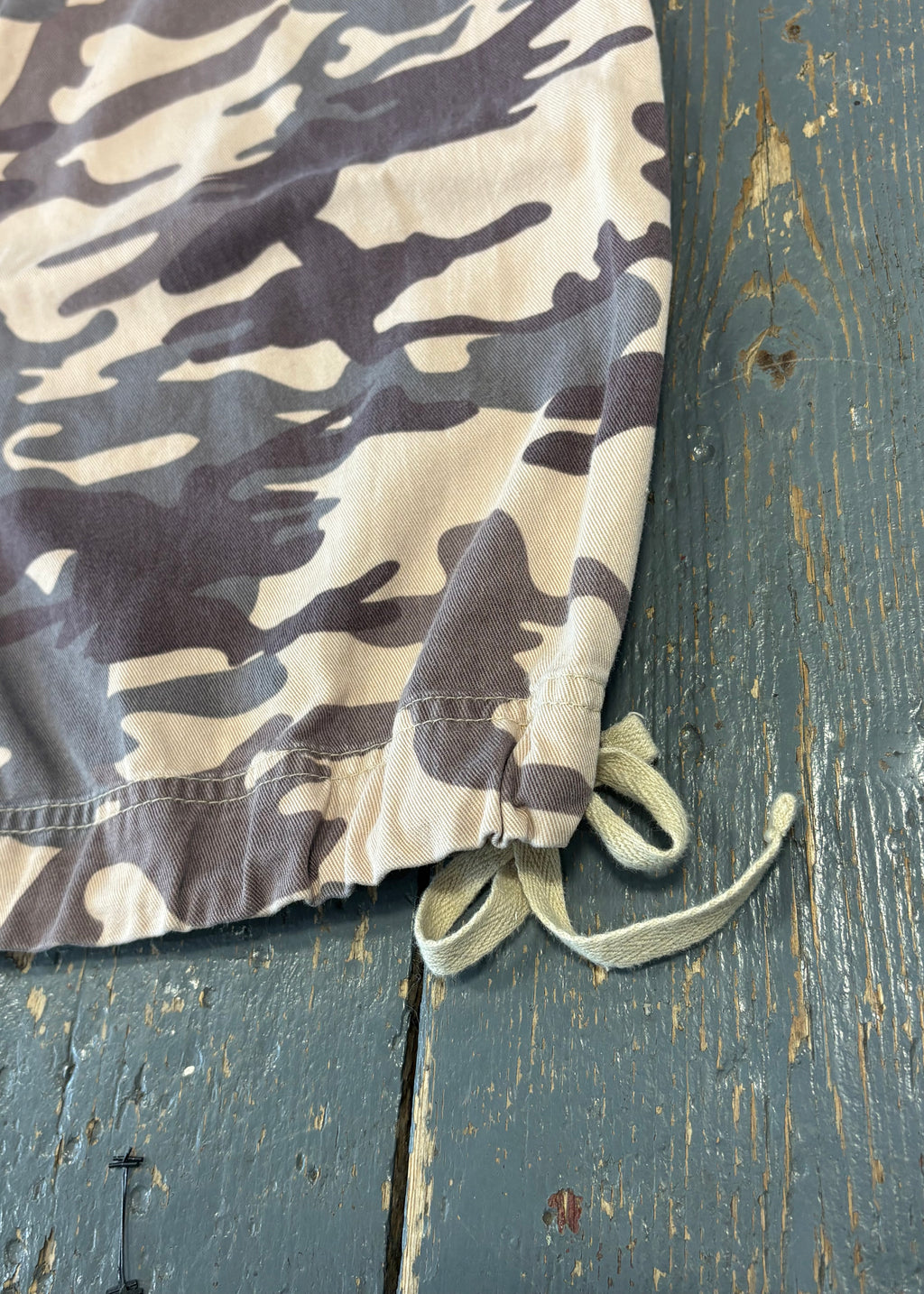 Camo Cargo Capri Pants