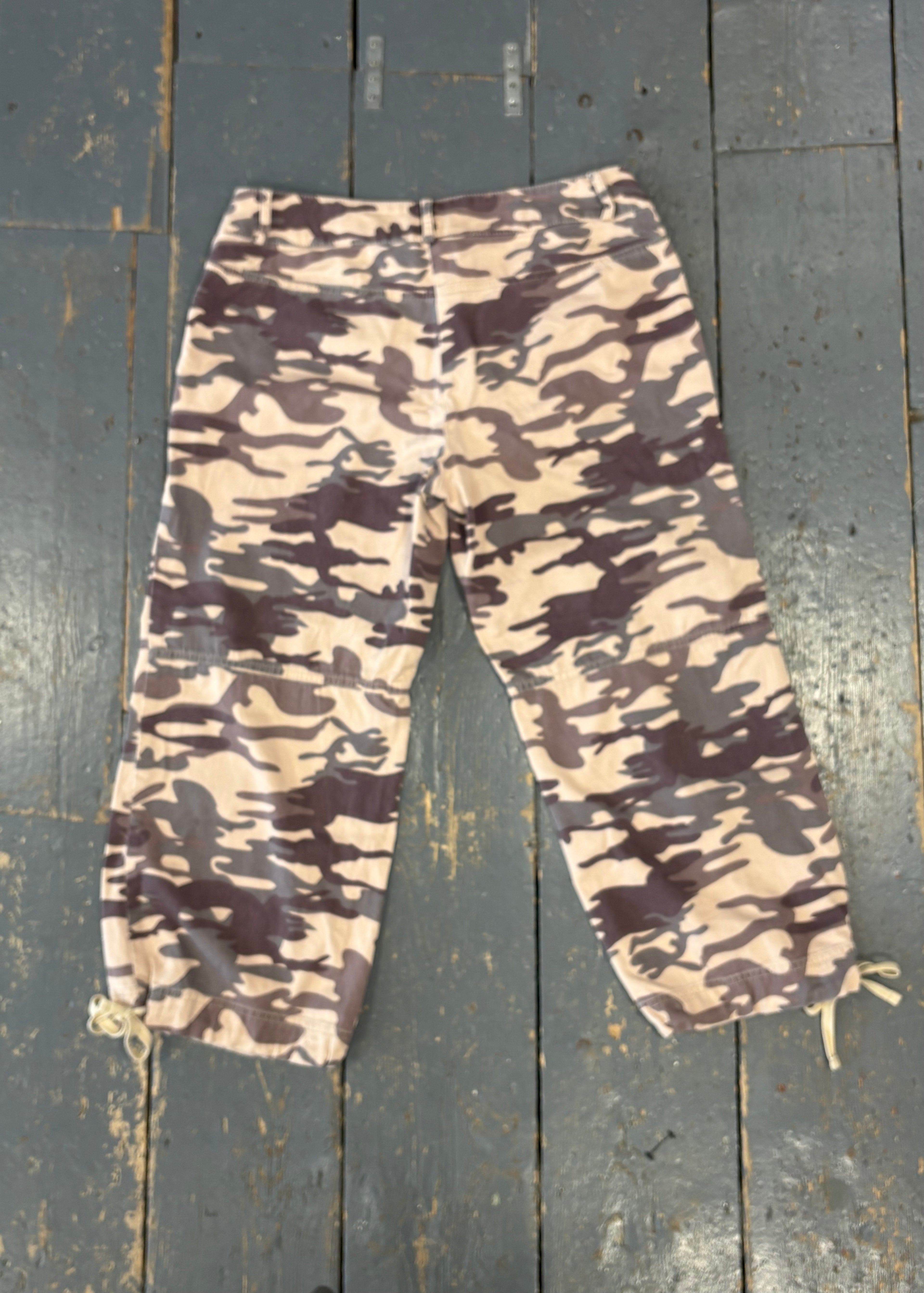 Camo Cargo Capri Pants