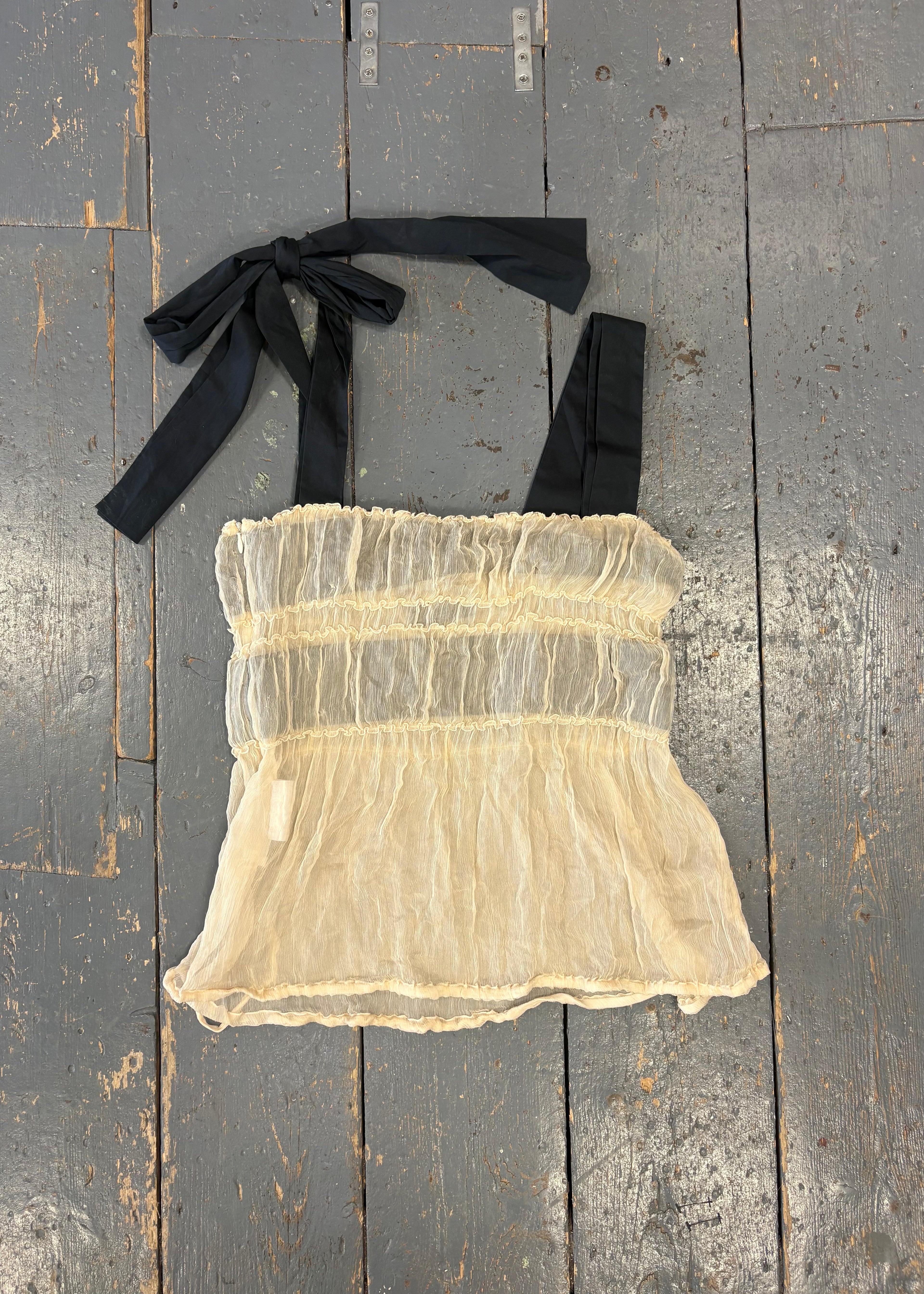 Sheer True Vintage Babydoll Top