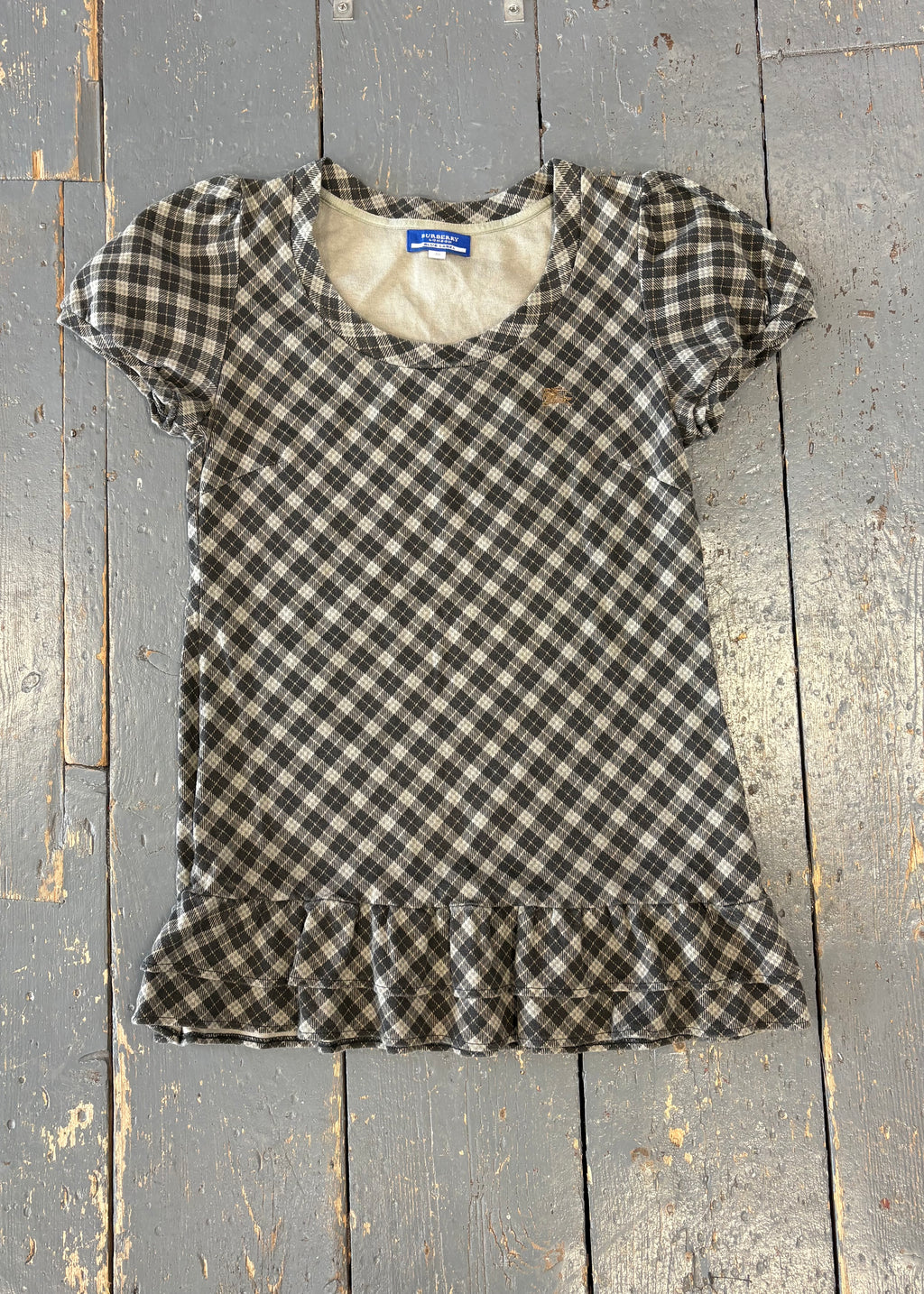 Burberry Blue Label Plaid Mini Dress