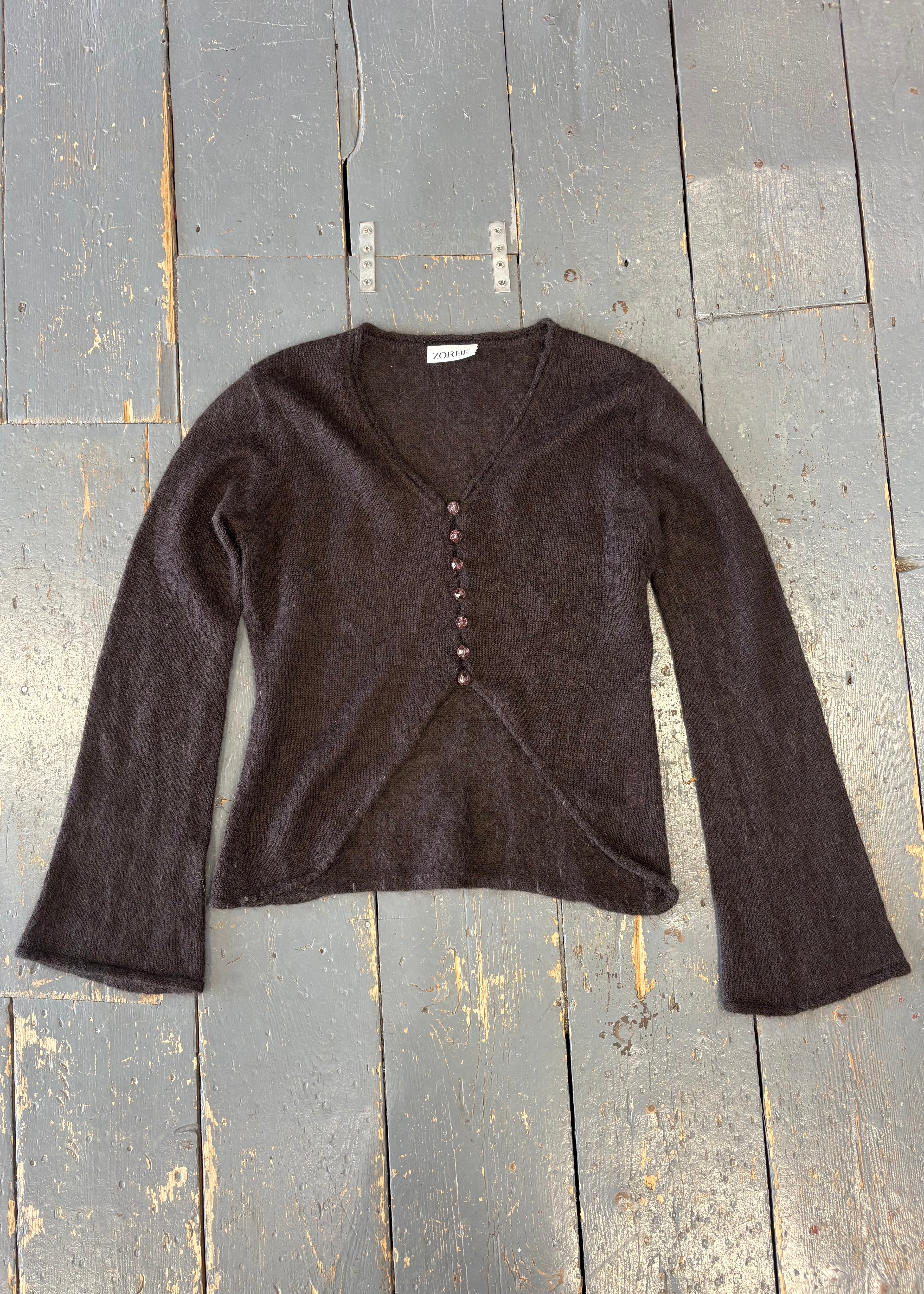 Dark Brown Cardigan