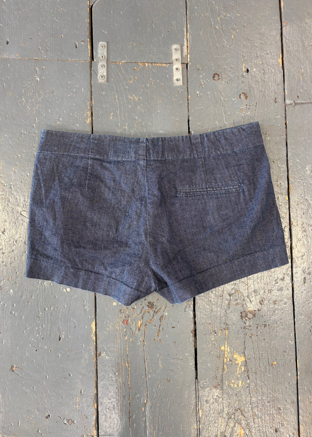 Soft Denim Mini-Shorts