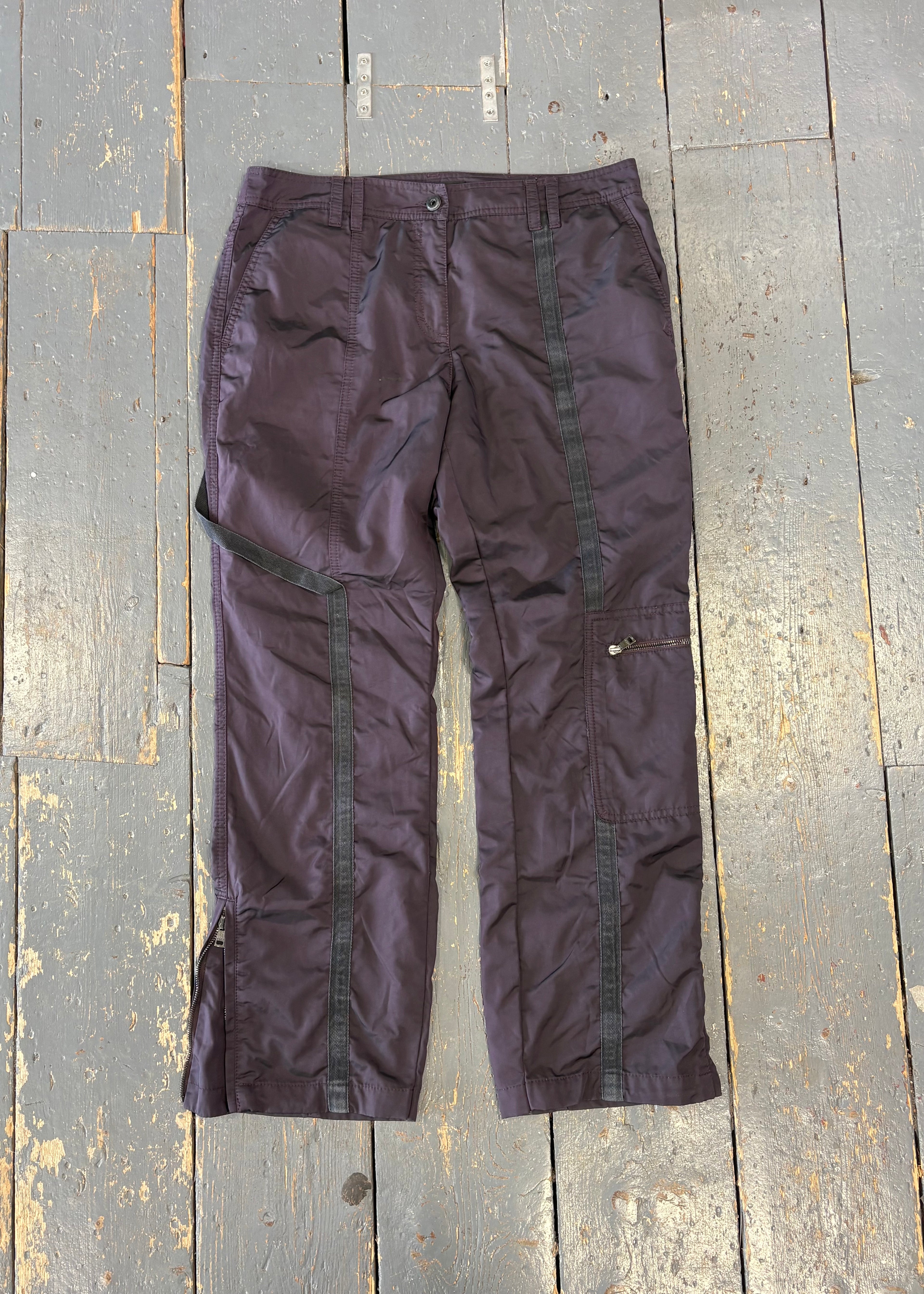 Deep Purple Cargo Trousers