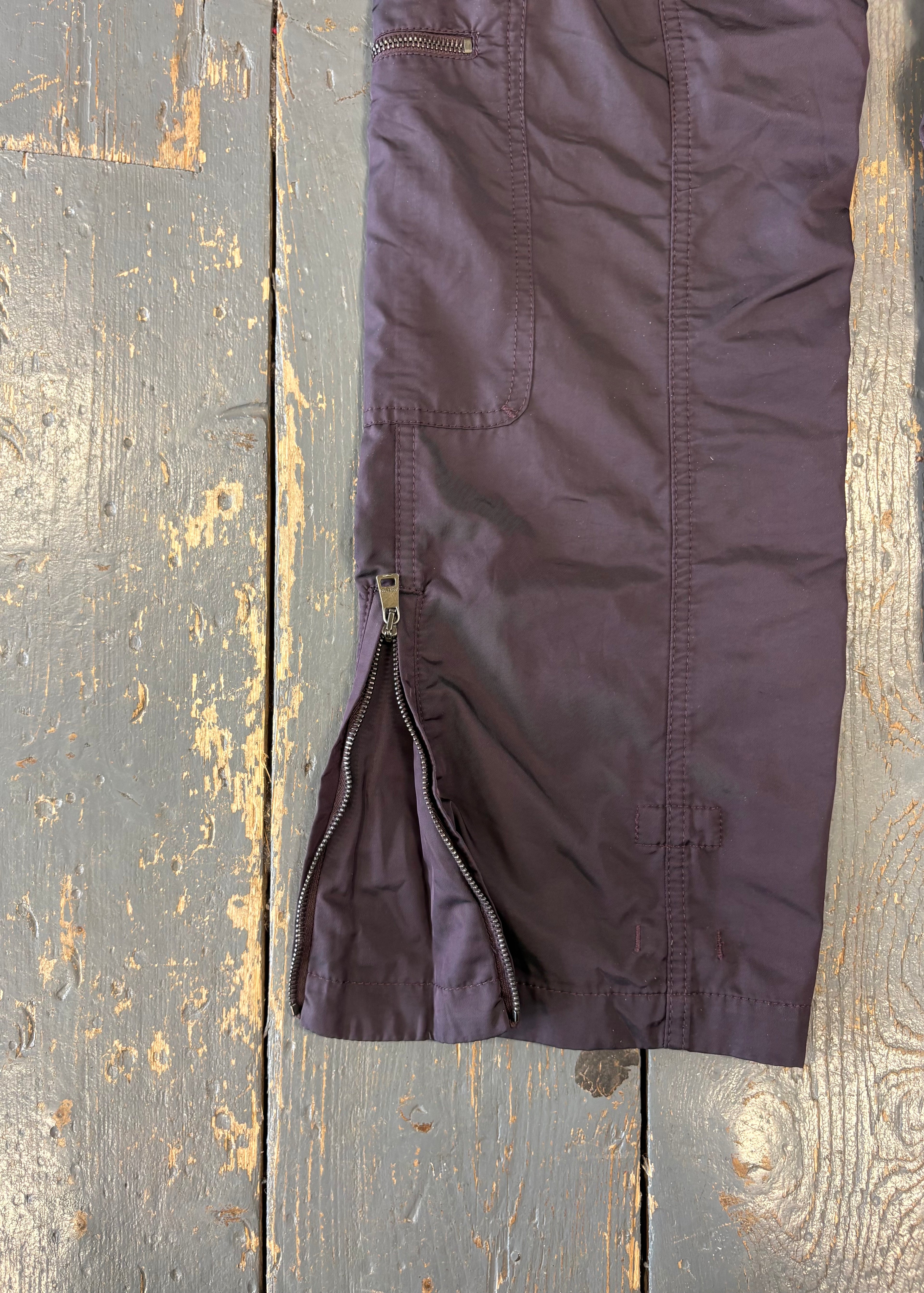 Deep Purple Cargo Trousers